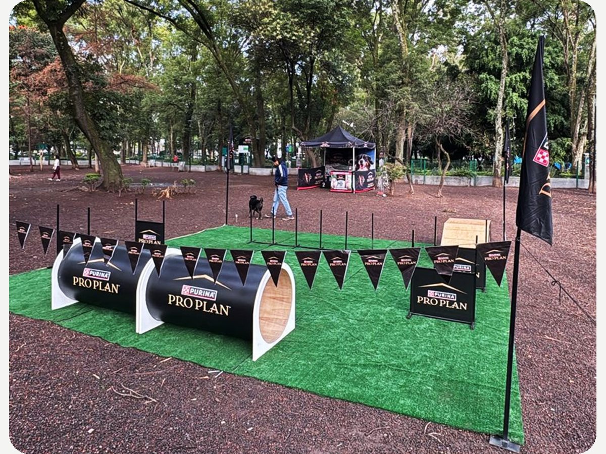 Circuito de obstáculos, activación de Purina Pro Plan