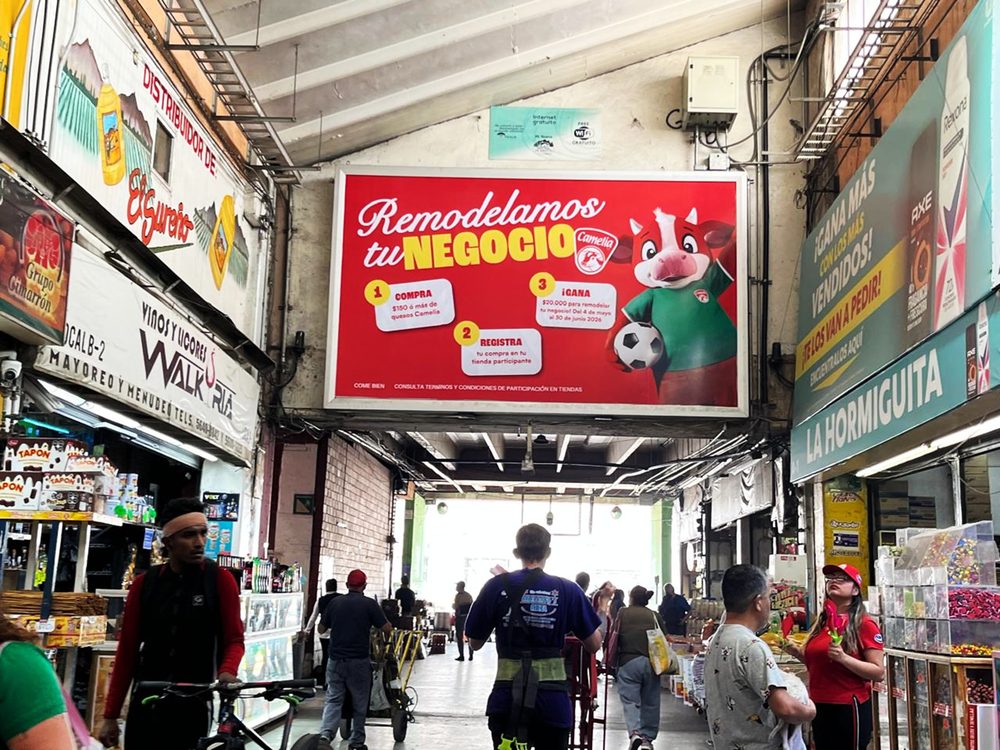 Antepechos en la Central de Abasto