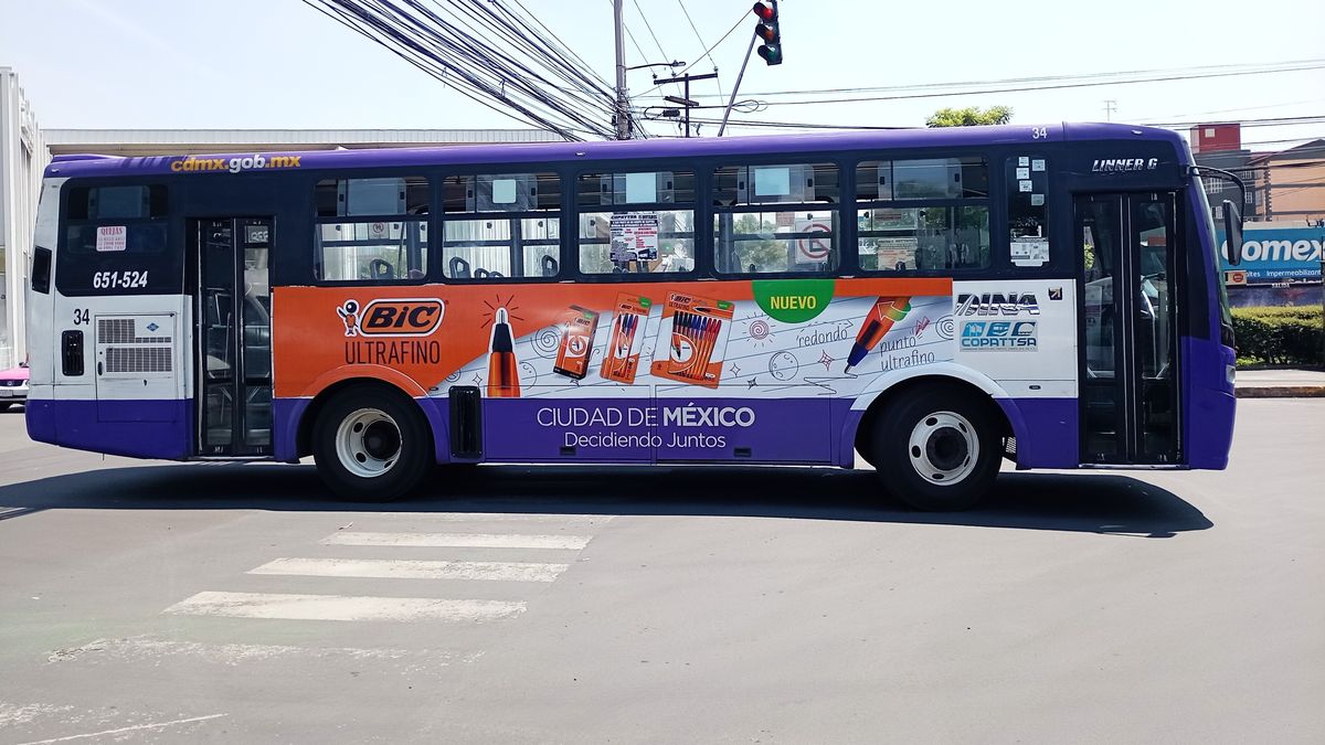 Camiones urbanos: campaña de Lucky Ride Bus